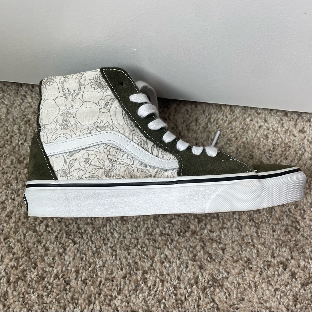 Vans - Green Floral High top Women